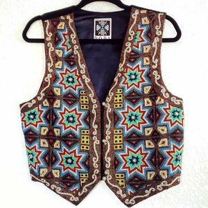 Vintage southwest Hairston Roberson Ropa vest